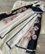 crep chiffon with pattern