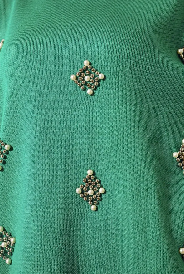 ⁦Ensemble Tricot vert Perlé - Confort au Quotidien⁩ - الصورة ⁦3⁩