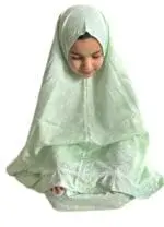 Tenue de prière enfant kiwi - Pureté florale – Image 2