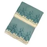 Tenue de prière femme avec dentelle bleue turquoise - Élégance intemporelle – Image 3
