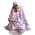 Tenue de prière enfant violette - Pureté florale – Image 2