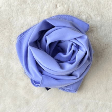 Hijab en soie de Médine bleu pastel