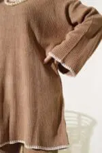 Ensemble Tricot brun-beige – Confort au Quotidien – Image 3