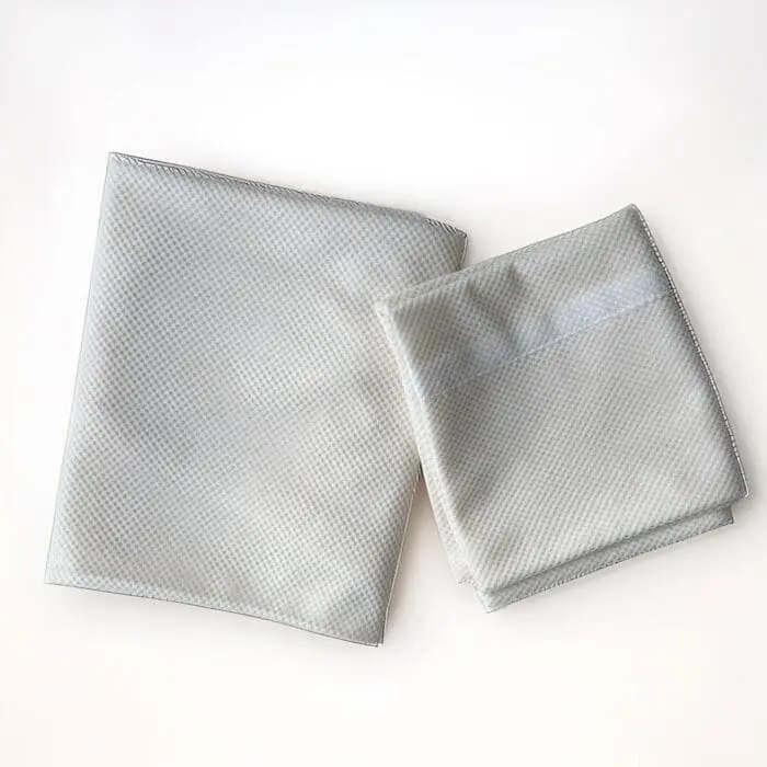 Hijab 2 Pièces en lycra crème avec dentelle – Modernité & Élégance – Image 2
