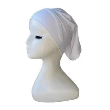 Sous-hijab tube en lycra blanc