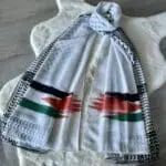 Hijab imprimé crêpe Keffieh Palestine Belle et Voilée