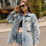 Veste en jean avec motifs étoiles - Tendance et Style pour le Printemps-Été – Image 6
