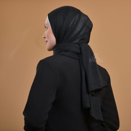 Ready to Go Cashmere-Effect Hijab – Black