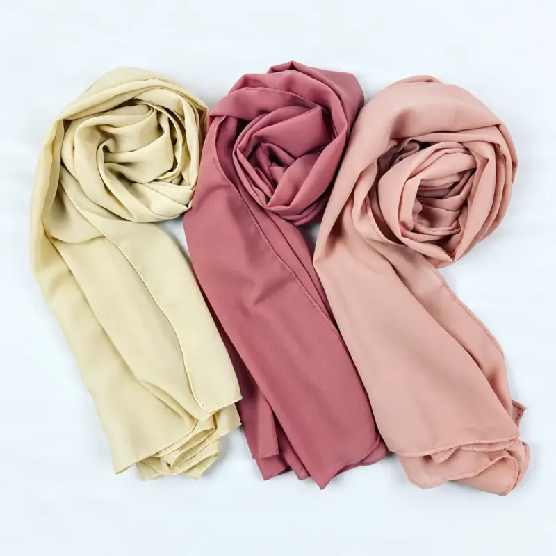 hijabs en crêpe Blog Belle et Voilée