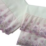 Tenue de prière femme opaque avec dentelle rose et violet – Élégance syrienne – Image 2
