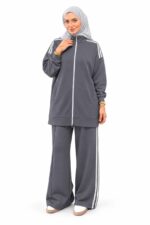Ensemble 2pieces sportwear en coton gris
